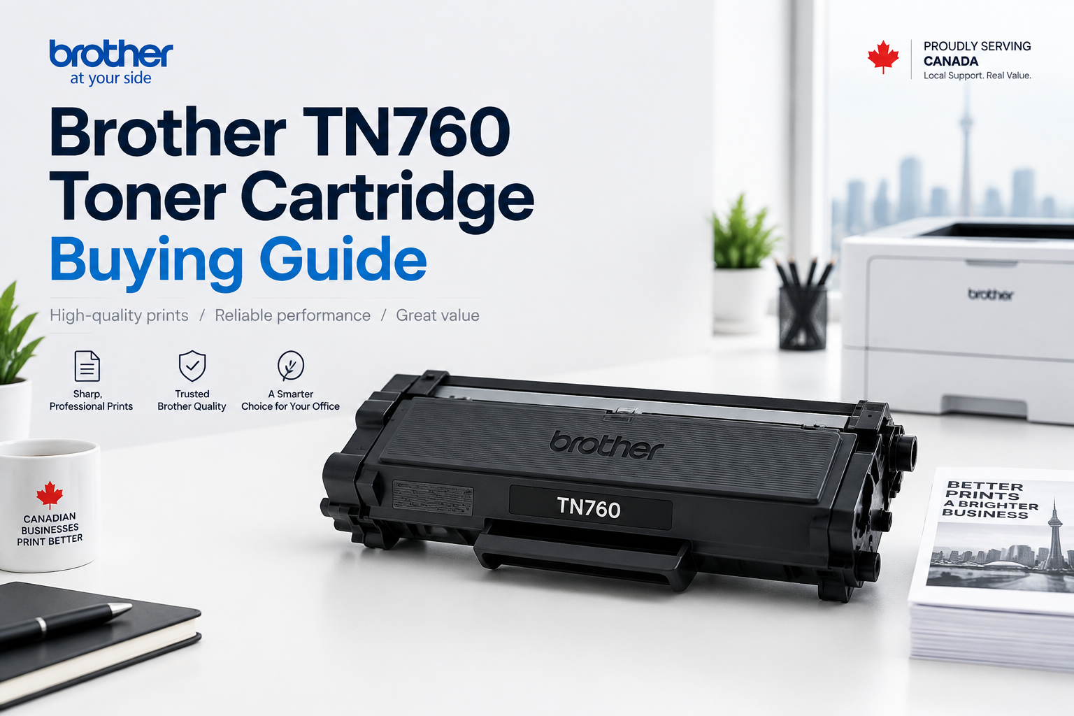 Brother TN760 high-yield black toner cartridge