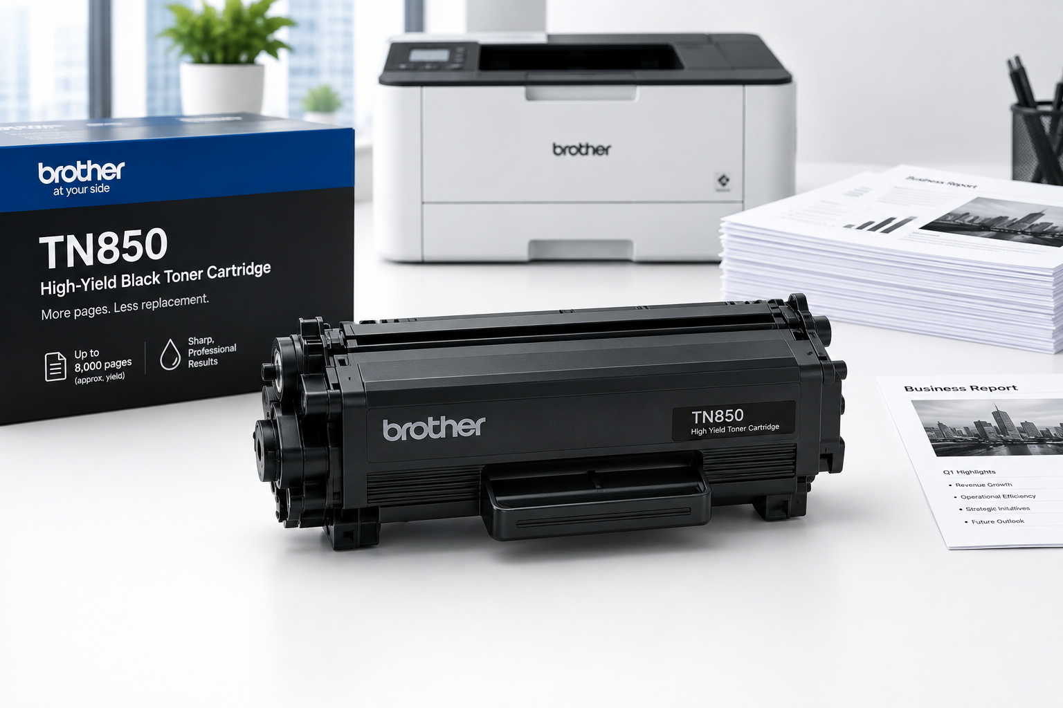 Brother TN850 high-yield black toner cartridge