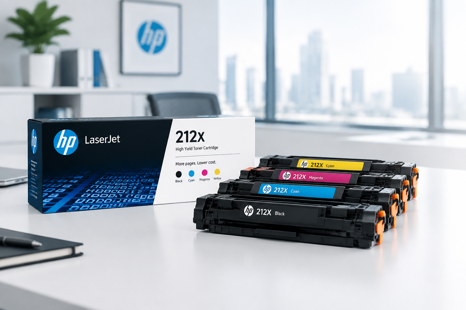 HP 212X toner cartridge for compatible HP LaserJet printers