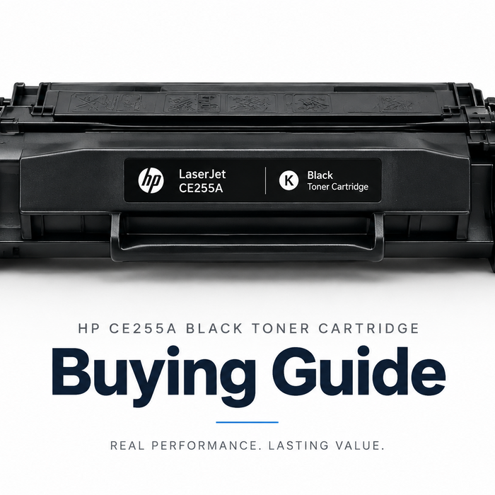 HP CE255A black toner cartridge for compatible HP LaserJet printers