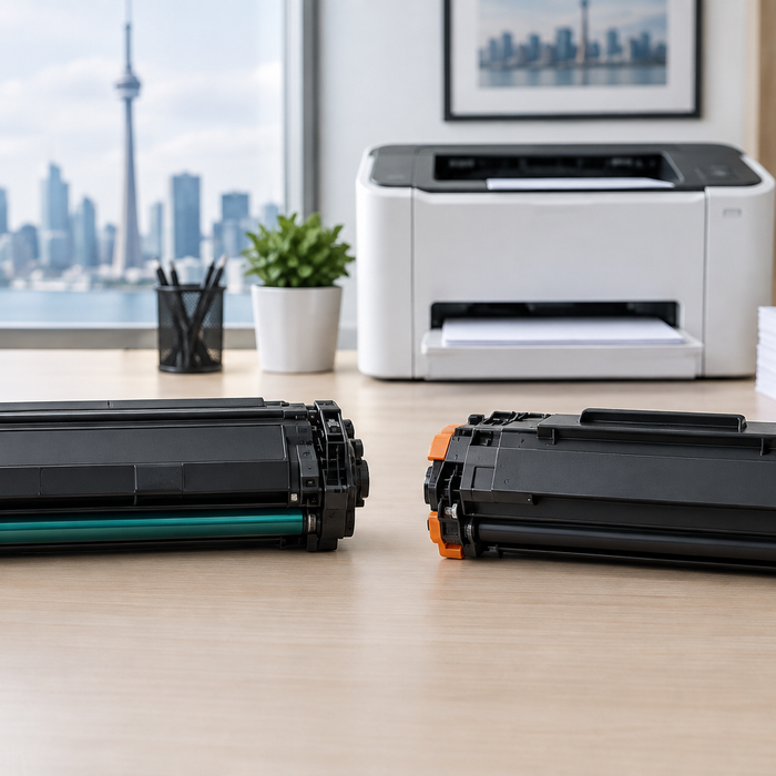 standard and high-yield toner cartridge comparison