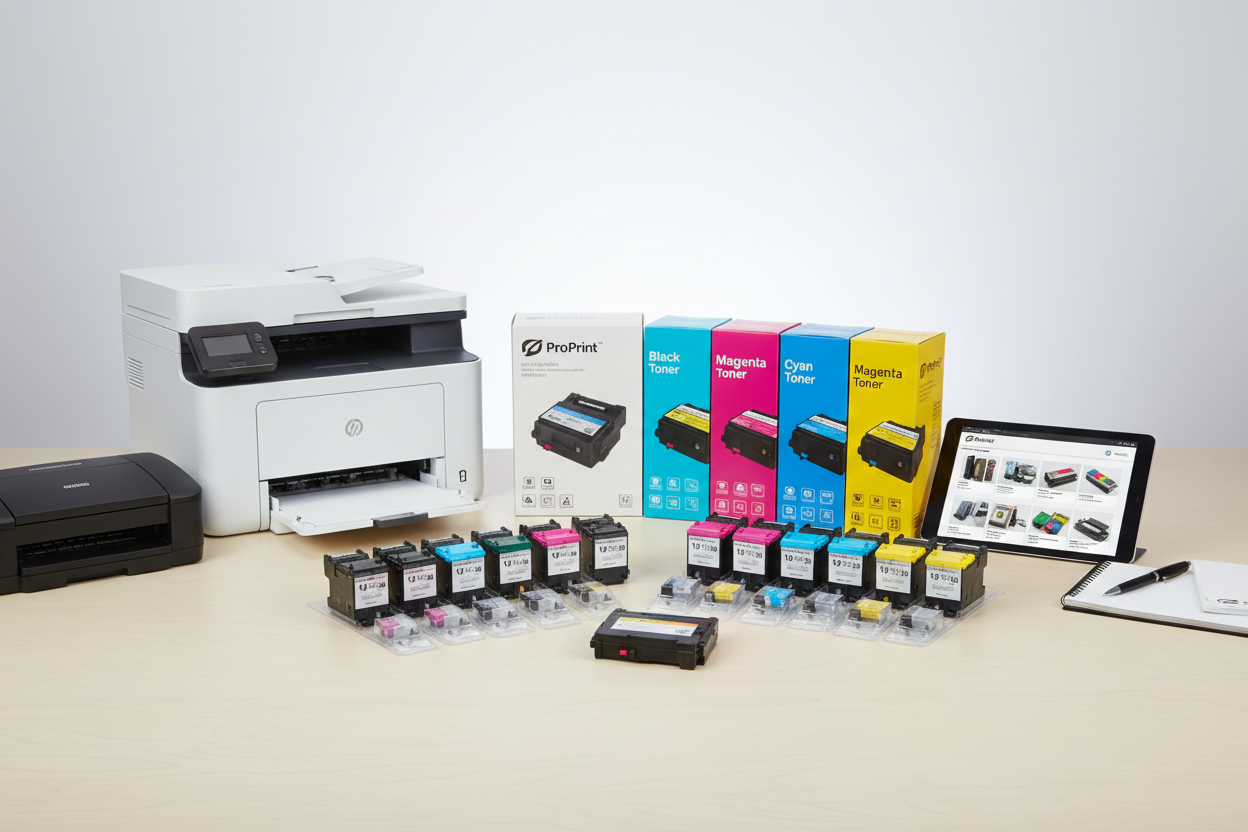Ink and toner supplies for inkjet and laser printers