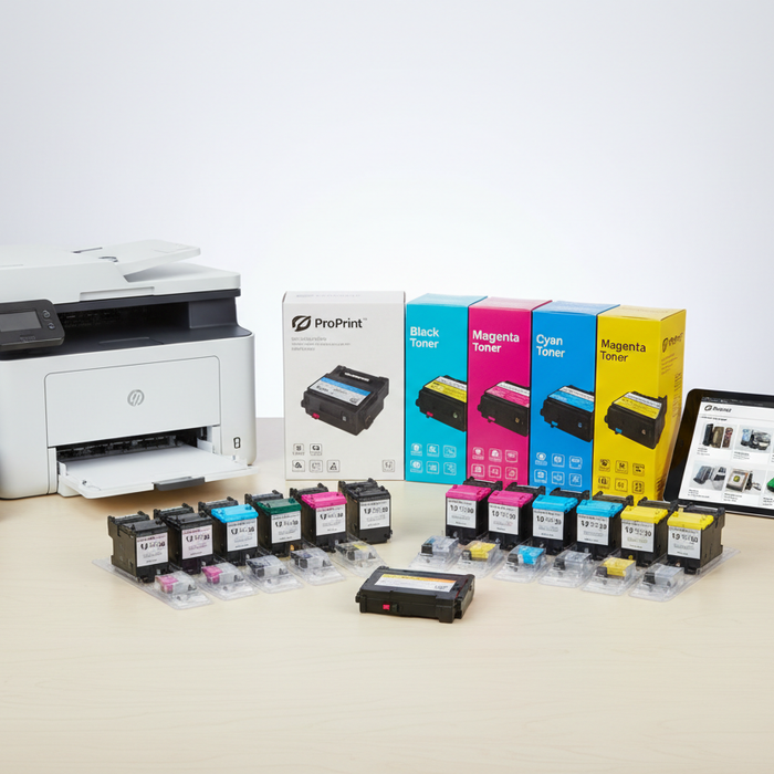 Ink and toner supplies for inkjet and laser printers