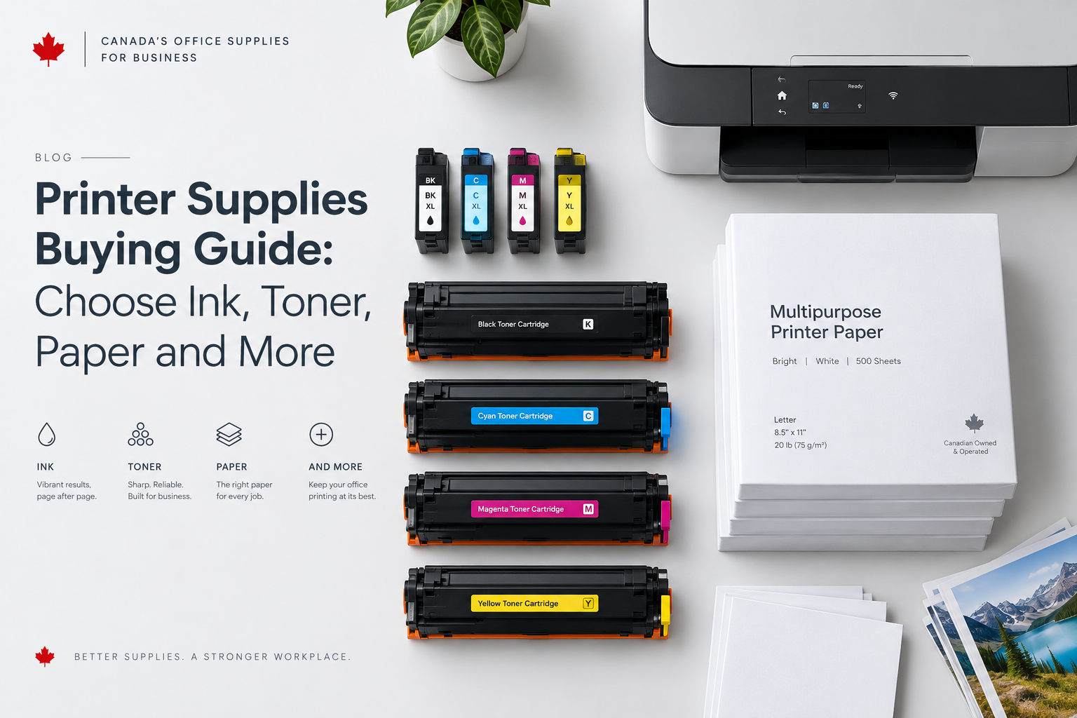Printer Supplies Buying Guide: Choose Ink, Toner, Paper and More