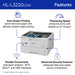 Brother HL-L3220CDW Wireless Color Laser Printer - Fast & Reliable – Digital Color Laser | Brother
