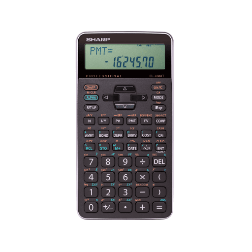 SHARP EL738XT 10-Digit Financial Calculator – Calculators | SHARP Canada