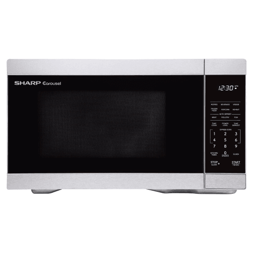 SHARP SMC1162KSC Carousel? Countertop Microwave Oven 1.1 cu. ft. 900W Stainless Steel – Microwaves | SHARP Canada