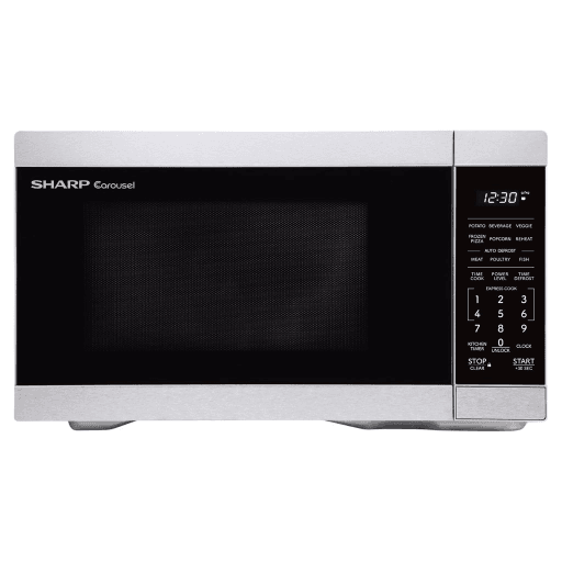 SHARP SMC0962KSC Carousel? Countertop Microwave Oven 0.9 cu. ft. 900W Stainless Steel – Microwaves | SHARP Canada