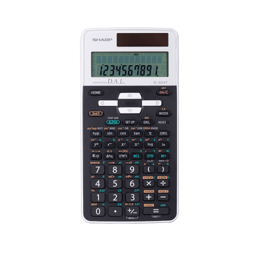 SHARP EL531XTWH 273 Function 10-Digit Scientific Calculator – Calculators | SHARP Canada