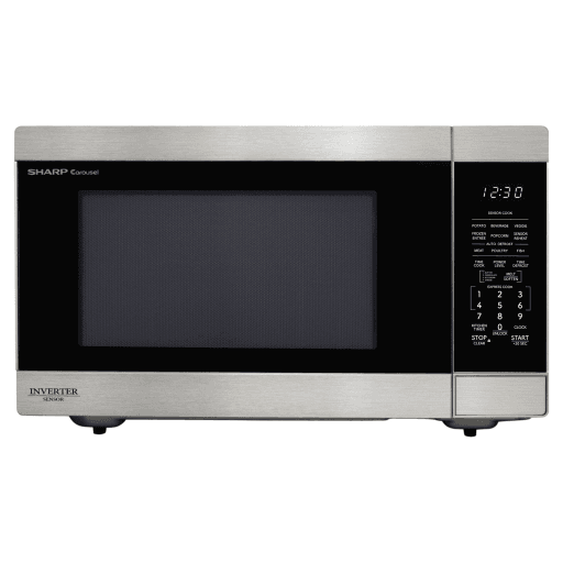 SHARP SMC2264KSC Carousel? XL Countertop Microwave Oven with Inverter Technology 2.2 cu. ft. 1200W Stainless Steel – Microwaves | SHARP Canada