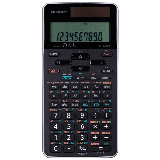 SHARP EL546XTBSL 469 FUNCTION, 10X2 LINE, SCIENTIFIC CALCULATOR – Calculators | SHARP Canada