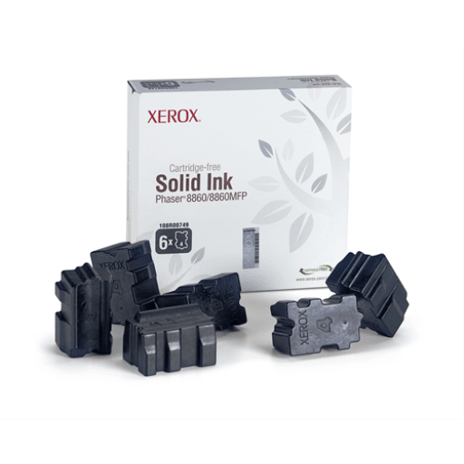 108R00749 Genuine Xerox Solid Ink Black, Phaser 8860/8860MFP (6 Sticks) – Solid Ink | Xerox