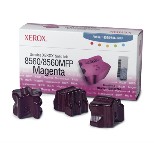 108R00724 Genuine Xerox Solid Ink Magenta, Phaser 8560/8560MFP (3 Sticks) – Solid Ink | Xerox
