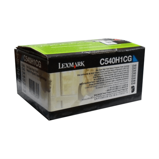 Lexmark C54x,X54x Cyan Return Program 2K Toner Cartridge – Non Moving | Lexmark