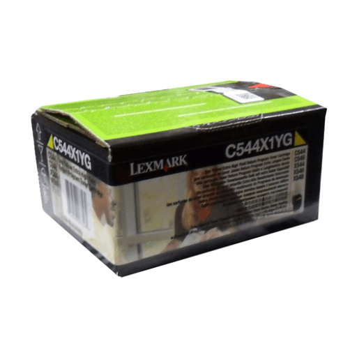 Lexmark C/X544,546,X548 Toner Cartridge Extra High Compatible with: Lexmark C/X544,546,X548 Series (Colour: Yellow) – Non Moving | Lexmark