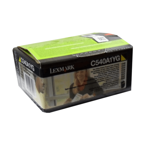 Lexmark C54x,X54x Yellow Return Program 1K Toner Cartridge – Non Moving | Lexmark