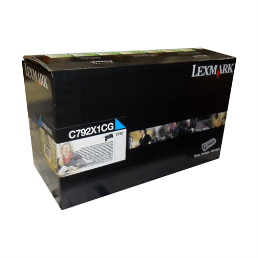 Lexmark C/X792 Cyan Return Program 20K Print Cartridge Standard Compatible with: Lexmark X792 Series (Colour: Cyan) – Non Moving | Lexmark