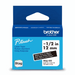 Brother Genuine BTAG335 Non-Laminated Tape for P-touch Label Makers, White on Black ? 12 mm wide x 4 m long – PTouch | Brother