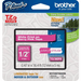 Brother Genuine TZEMQP35 White Print on Berry Pink Tape for P-touch Label Makers, 12 mm wide x 4 m long – PTouch | Brother