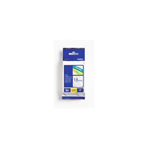 Brother Genuine TZe243 Blue on White Laminated Tape for P-touch Label Makers, 18 mm wide x 8 m long – PTouch | Brother