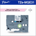 Brother Genuine TZEMQE31 Black Print on Pastel Pink Tape for P-touch Label Makers, 12 mm wide x 4 m long – PTouch | Brother