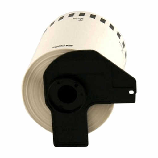 Brother DK-2243 Black/White Continuous Length Paper Tape 4" x 100' (101 mm x 30.4 m) – PTouch | Brother