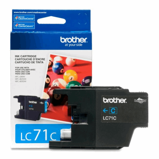 Brother LC71CS Innobella Cyan Ink Cartridge, Standard Yield – Inkjets | Brother