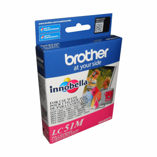 Brother LC51MS Innobella Magenta Ink Cartridge, Standard Yield – Inkjets | Brother