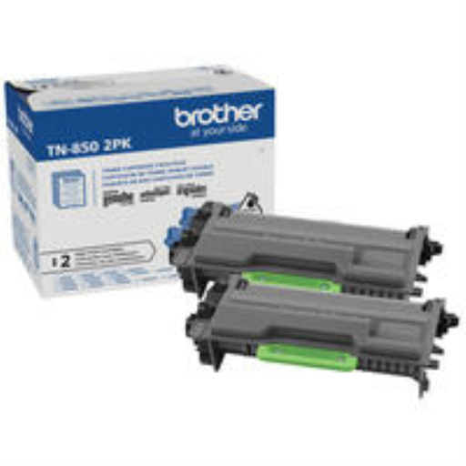 Brother Genuine TN850 2PK High-Yield Black Toner Cartridge Multipack – Laser | Brother