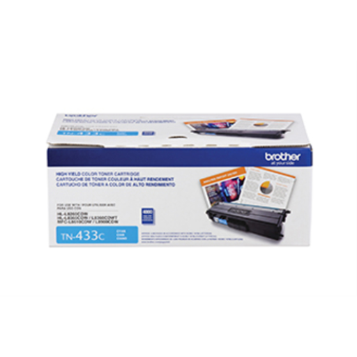 Brother TN433C Cyan Toner Cartridge, High Yield – Laser | Brother