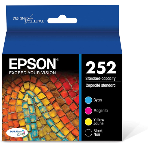 T252120BCS Epson 252 Durabrite Ultra Black & Color Combo Pack – Inkjets | Epson