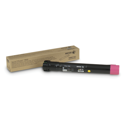 106R01567 Magenta High Capacity Toner Cartridge; Phaser 7800 – Laser | Xerox