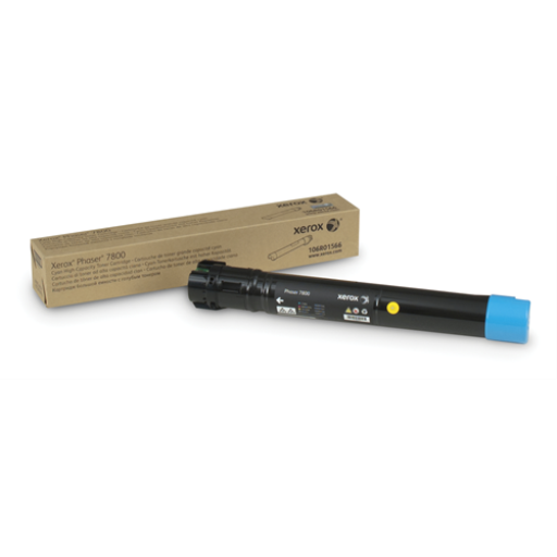 106R01566 Cyan High Capacity Toner Cartridge; Phaser 7800 – Laser | Xerox