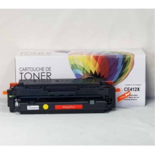 CTCF412X COMPATIBLE HP #410X HY YELLOW TONER FOR M452DN/M45 – – Toners – Balloon Brand