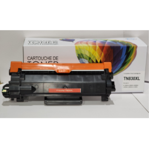 Cartouche de toner noir compatible Brother TN830XL haute capacité
