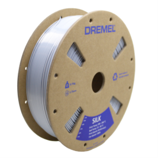 3D Silk PLA Filament Spool, 1.75mm Diameter, Silver 0.75kg – 3D Filament | 3PI Tech Solutions, Inc