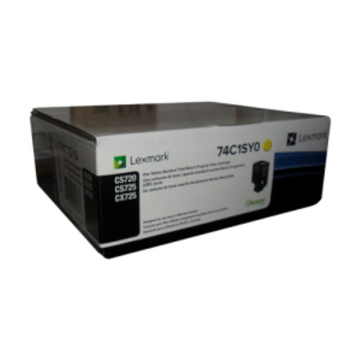 Lexmark 74C1SY0 CS720,CS/CX725 Yellow Return Program 7K Toner Cartridge – Toners | Lexmark