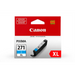 CLI-271 XL Cyan Ink Tank SKU 0337C001 – Inkjets | Canon
