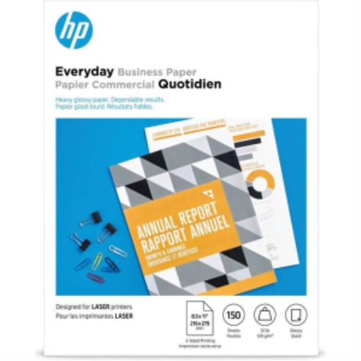 4WN08A HP BROCHURE LASER GLOSSY PAPER 8.5 X 11 150 SHEETS 12 – Papers | HP Canada