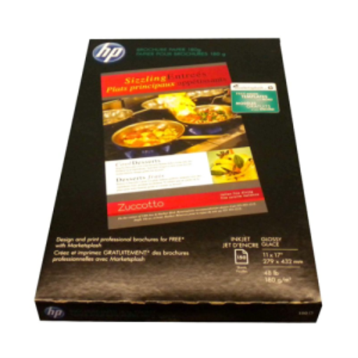 CG932A HP BROCHURE 180GSM GLS 150SH B SIZE – Papers | HP Canada