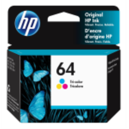 HP 64 Tri-color Original Ink Cartridge – Inkjets Non Moving | HP Canada