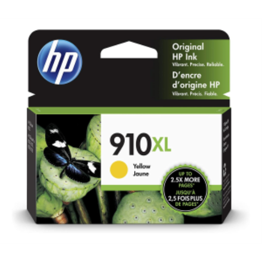 HP 910XL Yellow Original Ink Cartridge – Inkjets Non Moving | HP Canada