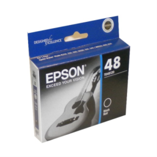 T048120S Epson 48 Black Original Ink Cartridge – Inkjets | Epson