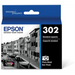 T302120S Epson 302 Photo Black Original Ink Cartridge – Inkjets | Epson