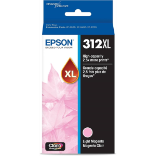 T312XL620 Epson 312XL Claria XL High Capacity Light Magenta Original Ink Cartridge – Inkjets | Epson