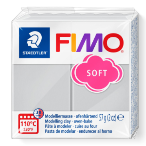 Modelling Clay Fimo Soft Dolphin Grey 57g (2 oz) – FIMO Modeling Clay & Accessories | STAEDTLER
