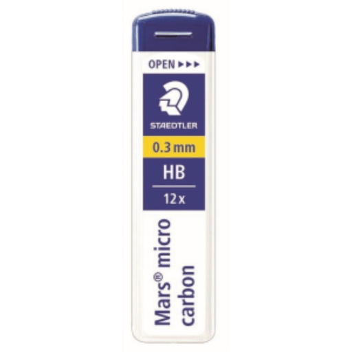 Mech.pen.lead Mars micro0.3 HB 12pc – General | STAEDTLER