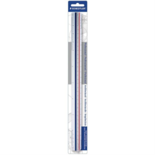 98718-31BK STAEDTLER-Mars Limited TRIANG.RULER ARCHITEC.12" – Drafting Products | STAEDTLER