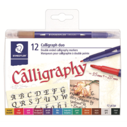 Dual tip markers Calligraph duo 12pc – General | STAEDTLER