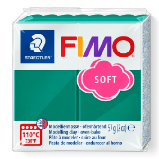 Modelling Clay Fimo Soft Emerald 57g (2 oz) – FIMO Modeling Clay & Accessories | STAEDTLER
